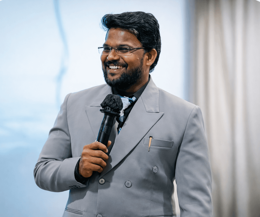 Congregation worshipping